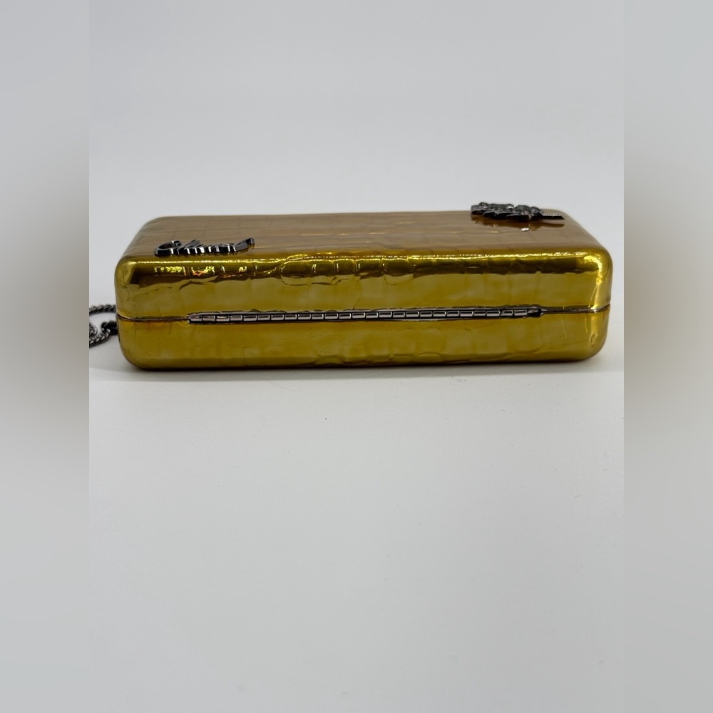 Chanel Minaudiere Gold Crystal Crocodile Clutch Bag - Picture 7 of 16